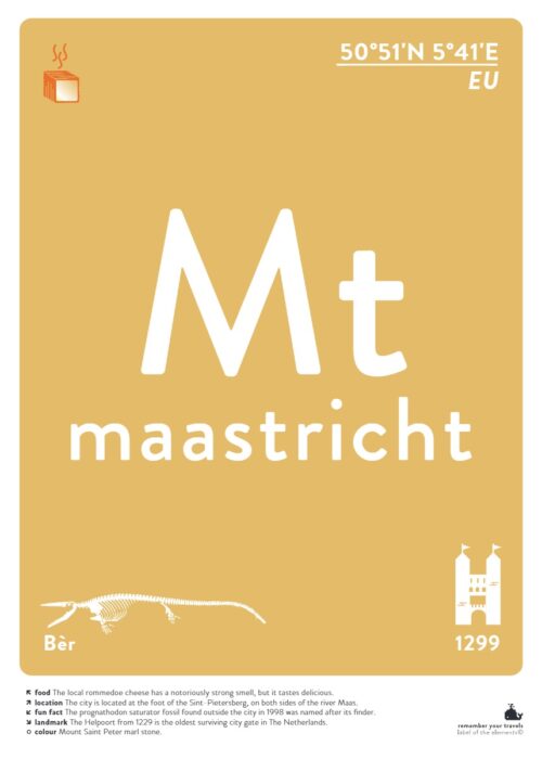 Maastricht — Typografie Poster