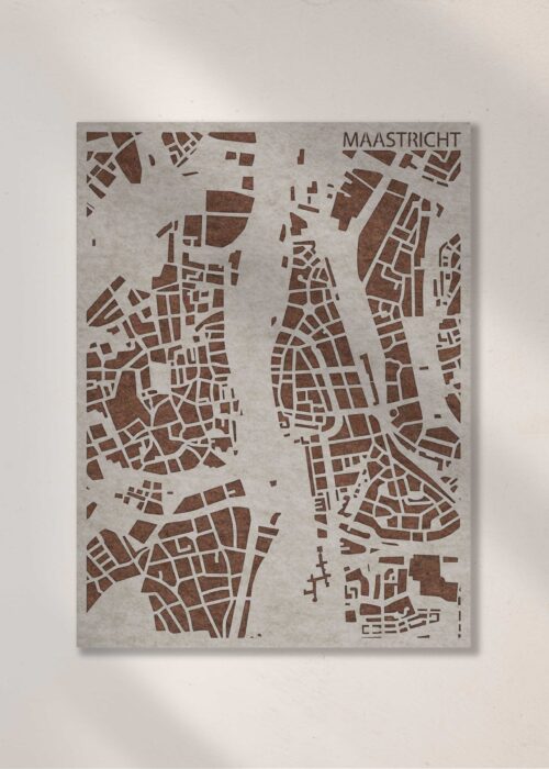 Maastricht - PET-vilt - Akoestische stadskaart