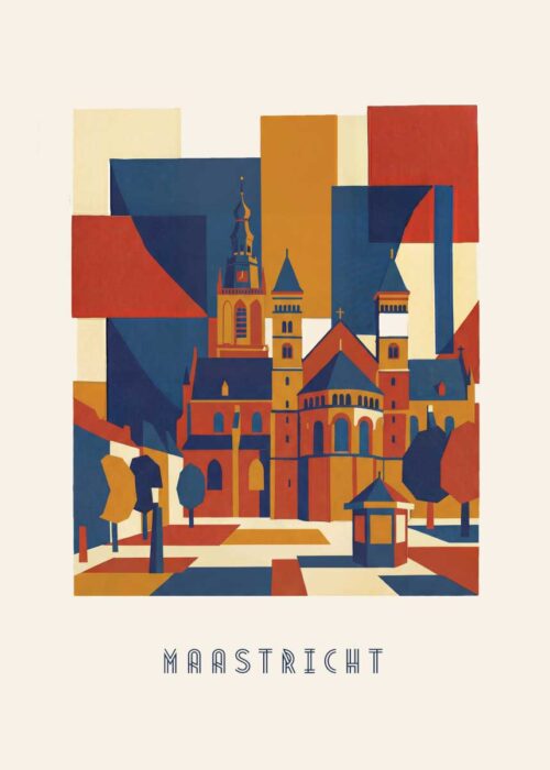 Abstract Maastricht Poster Print