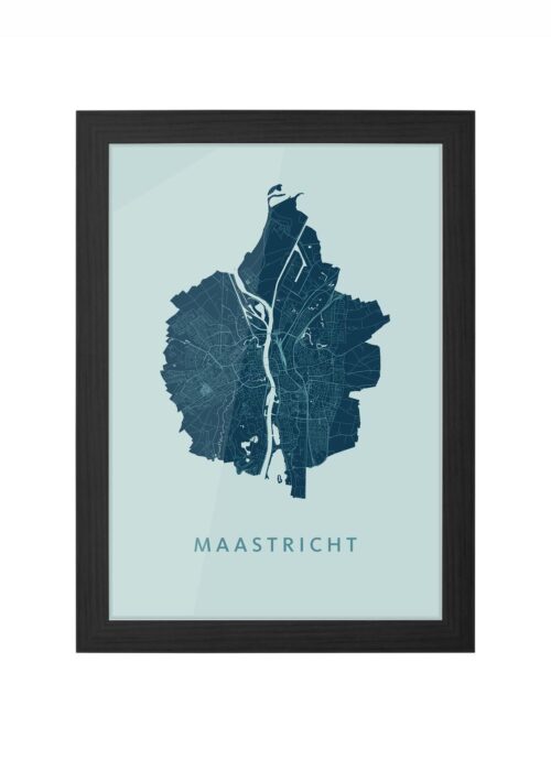 Maastricht Mint Ingelijst in Zwart lijst Kopen | Kunst in Kaart