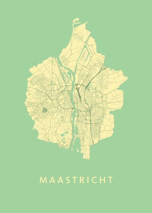 Maastricht Spring Stadskaart Poster Kopen