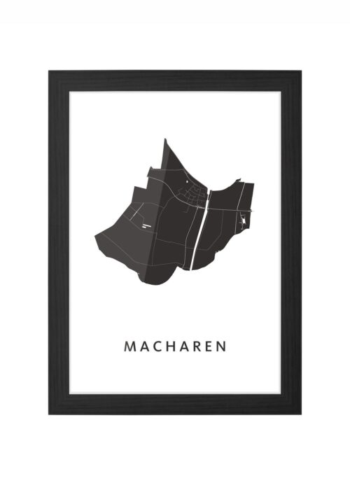 Macharen Ingelijst in Zwart lijst Kopen | Kunst in Kaart