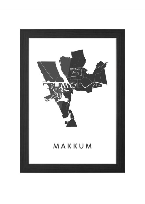 Makkum Ingelijst in Zwart lijst Kopen | Kunst in Kaart