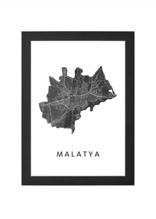 Malatya Ingelijst in Zwart lijst Kopen | Kunst in Kaart