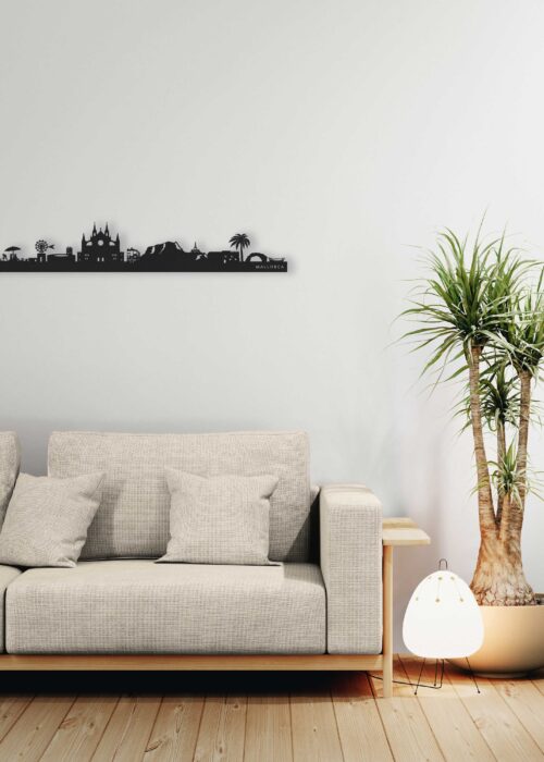 Duurzame Houten Skyline van Mallorca
