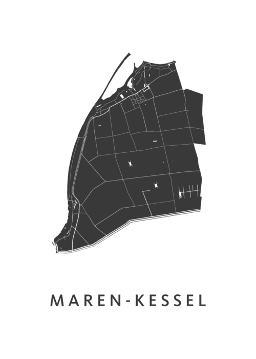 Maren-Kessel Stadskaart