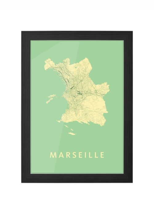 Marseille Spring Ingelijst in Zwart lijst Kopen | Kunst in Kaart