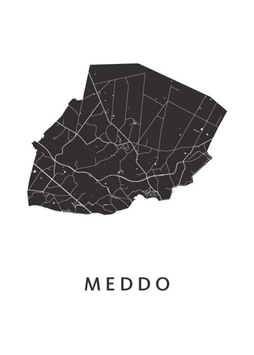 Meddo Stadskaart Poster Kopen