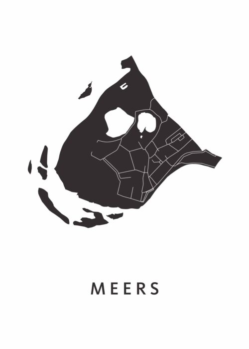 Meers Stadskaart Poster Kopen