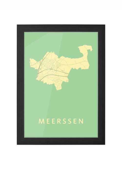 Meerssen Spring Ingelijst in Zwart lijst Kopen | Kunst in Kaart