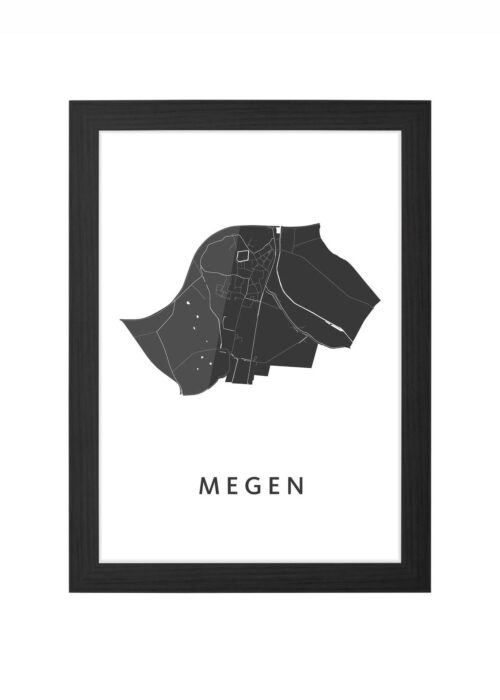 Megen Ingelijst in Zwart lijst Kopen | Kunst in Kaart