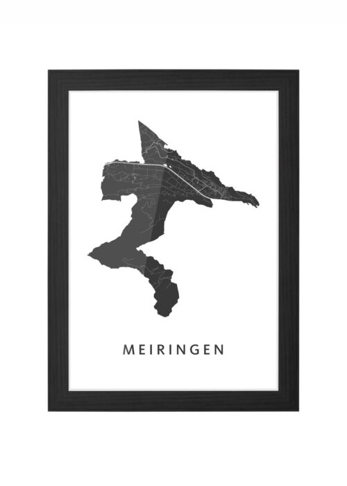 Meiringen Ingelijst in Zwart lijst Kopen | Kunst in Kaart