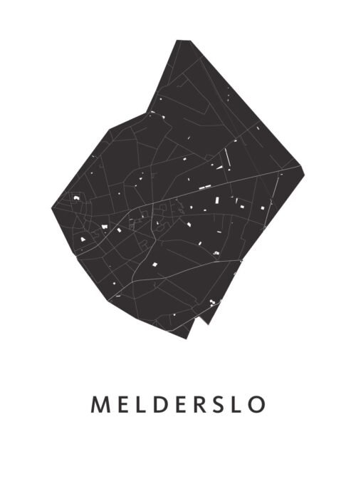 Melderslo Stadskaart Poster Kopen