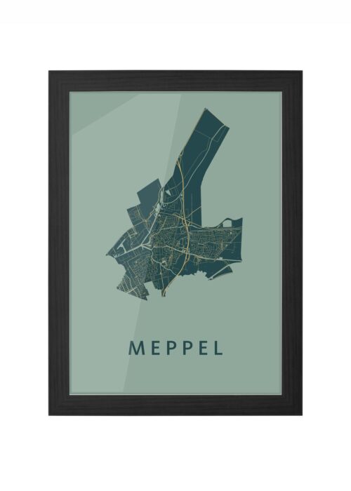 Meppel Amazon Ingelijst in Zwart lijst Kopen | Kunst in Kaart