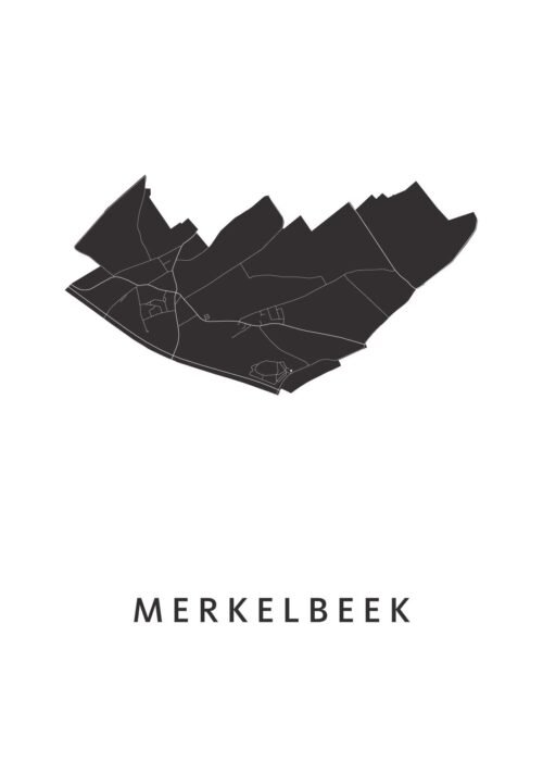 Merkelbeek Stadskaart Poster Kopen
