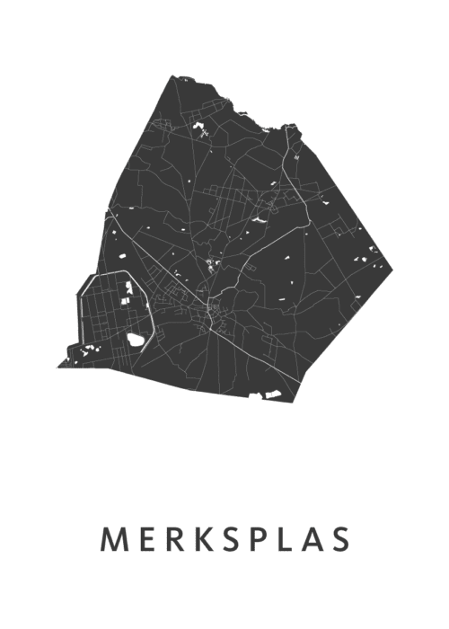 Merksplas Stadskaart Poster Kopen
