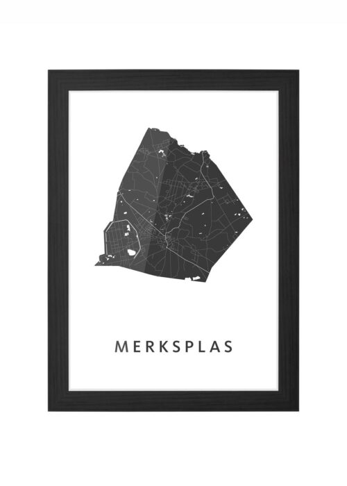 Merksplas Ingelijst in Zwart lijst Kopen | Kunst in Kaart