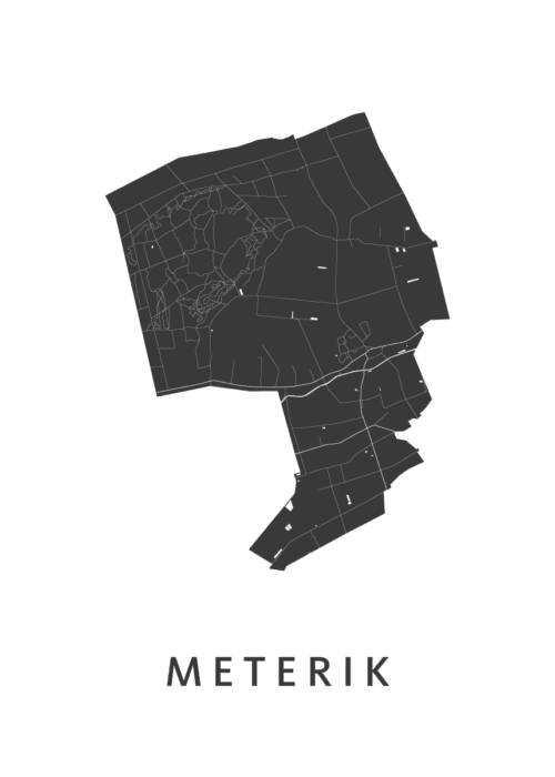 Meterik Stadskaart Poster Kopen