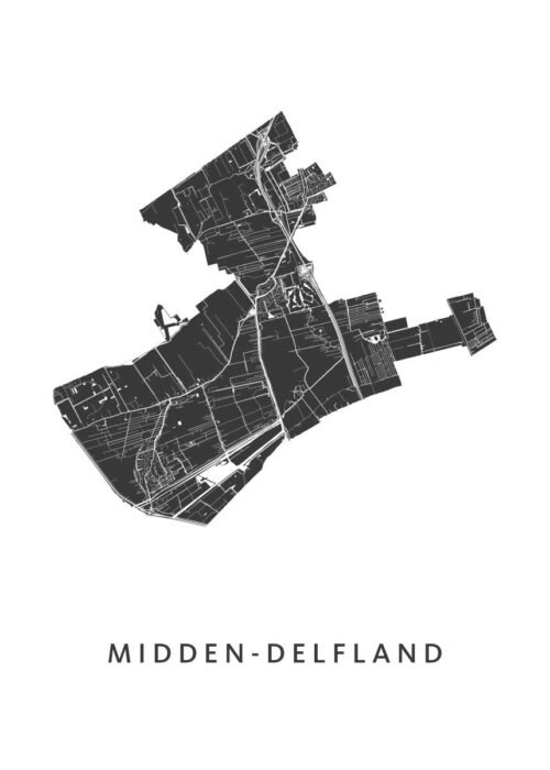 Midden-Delfland Regiokaart Poster