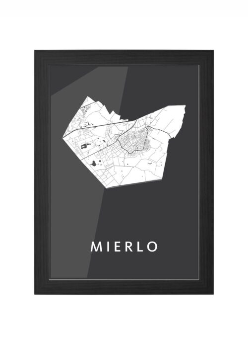 Mierlo Black Ingelijst in Zwart lijst Kopen | Kunst in Kaart