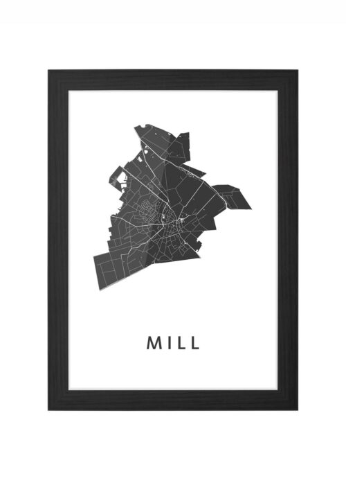 Mill Ingelijst in Zwart lijst Kopen | Kunst in Kaart