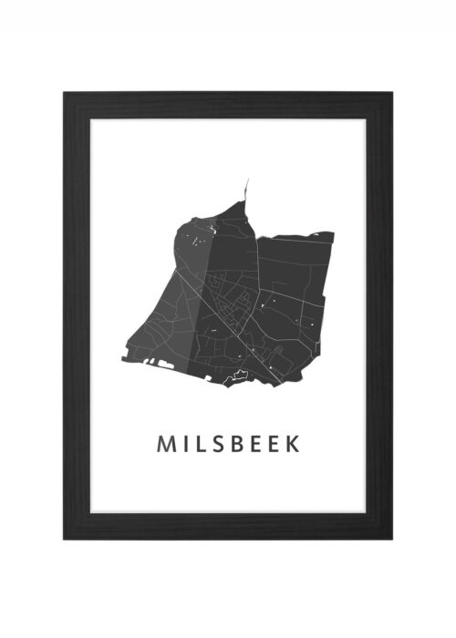 Milsbeek Ingelijst in Zwart lijst Kopen | Kunst in Kaart
