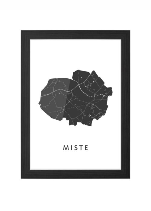 Miste Ingelijst in Zwart lijst Kopen | Kunst in Kaart