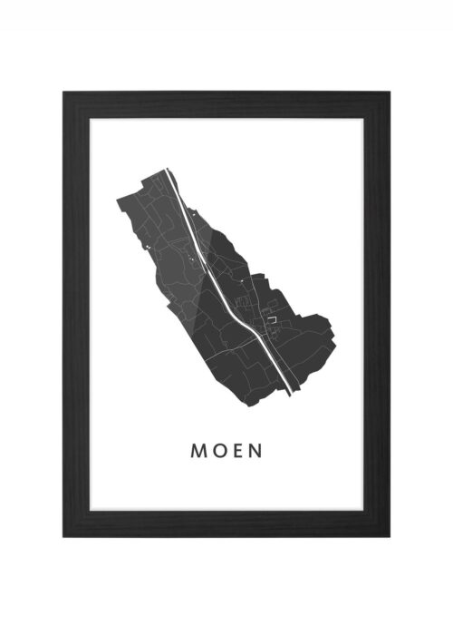 Moen Ingelijst in Zwart lijst Kopen | Kunst in Kaart