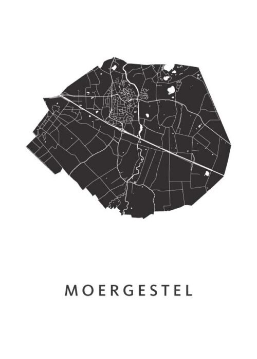 Moergestel Stadskaart Poster Kopen