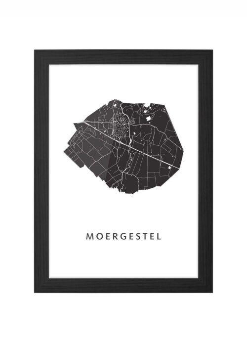 Moergestel Ingelijst in Zwart lijst Kopen | Kunst in Kaart