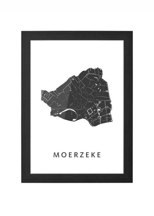 Moerzeke Ingelijst in Zwart lijst Kopen | Kunst in Kaart