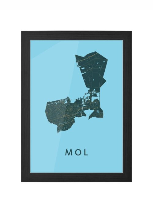 Mol Azure Ingelijst in Zwart lijst Kopen | Kunst in Kaart