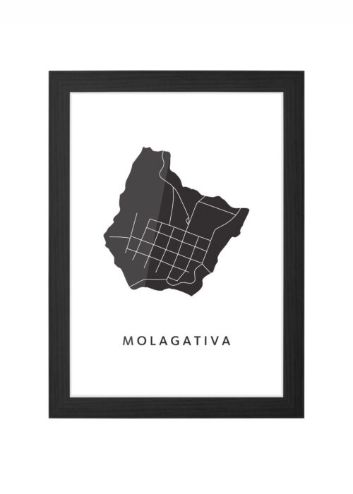 Molagavita Ingelijst in Zwart lijst Kopen | Kunst in Kaart