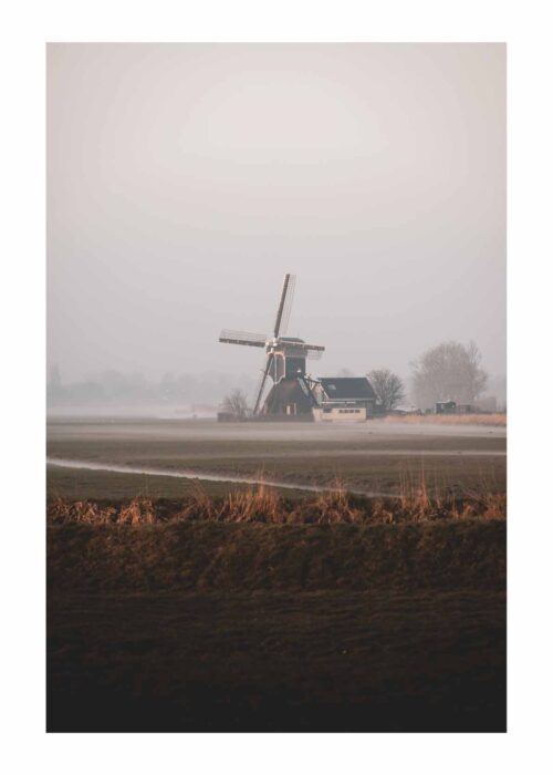 Nederlandse Molen fotografie Poster