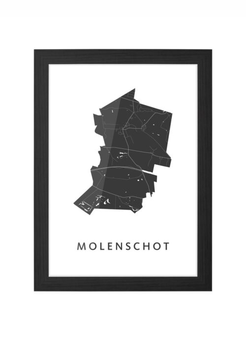 Molenschot Ingelijst in Zwart lijst Kopen | Kunst in Kaart