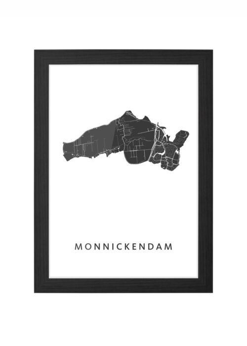 Monnickendam Ingelijst in Zwart lijst Kopen | Kunst in Kaart