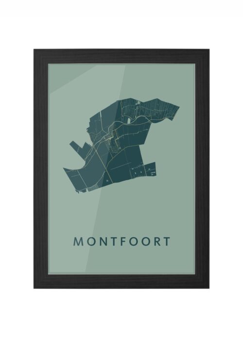 Montfoort Amazon Ingelijst in Zwart lijst Kopen | Kunst in Kaart