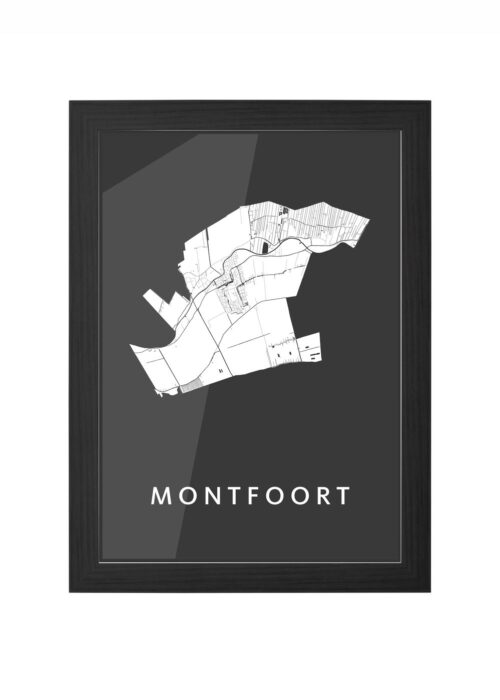 Montfoort Black Ingelijst in Zwart lijst Kopen | Kunst in Kaart