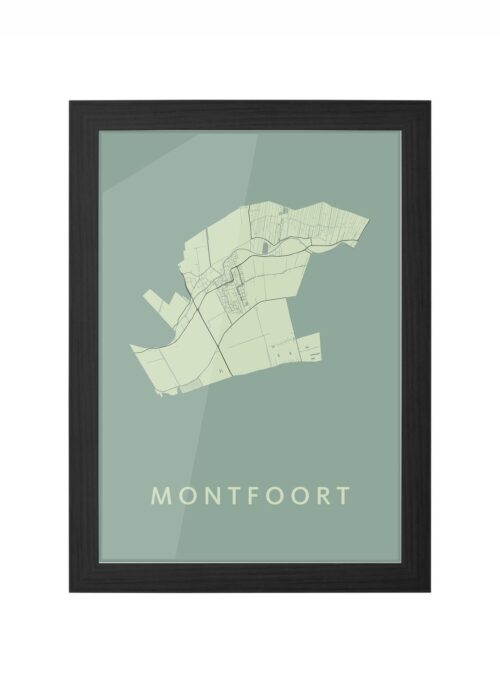 Montfoort Olive Ingelijst in Zwart lijst Kopen | Kunst in Kaart