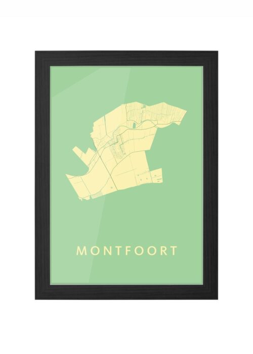 Montfoort Spring Ingelijst in Zwart lijst Kopen | Kunst in Kaart