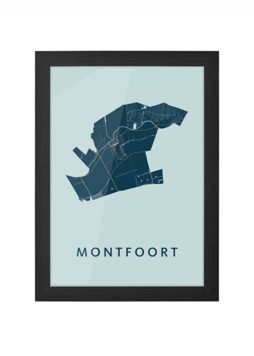 Montfoort Prussian Ingelijst in Zwart lijst Kopen | Kunst in Kaart