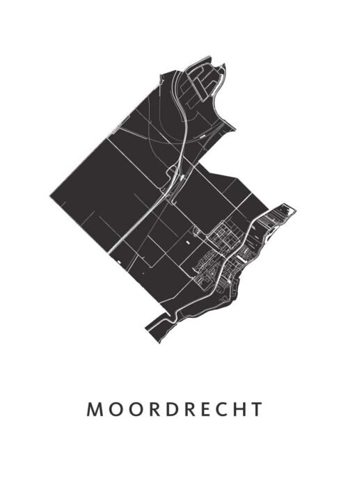 Moordrecht Stadskaart Poster Kopen