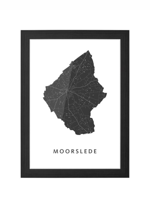 Moorslede Ingelijst in Zwart lijst Kopen | Kunst in Kaart