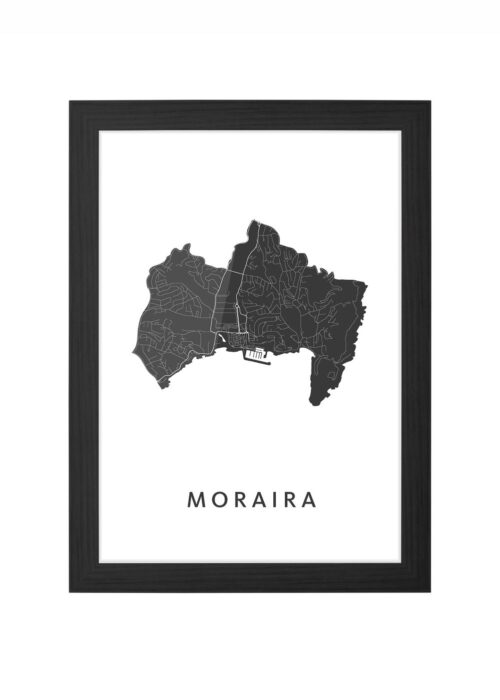 Moraira Ingelijst in Zwart lijst Kopen | Kunst in Kaart