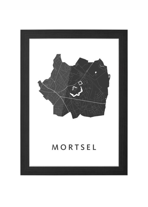 Mortsel Ingelijst in Zwart lijst Kopen | Kunst in Kaart