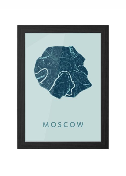 Moscow Mint Ingelijst in Zwart lijst Kopen | Kunst in Kaart