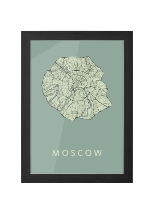Moscow Olive Ingelijst in Zwart lijst Kopen | Kunst in Kaart