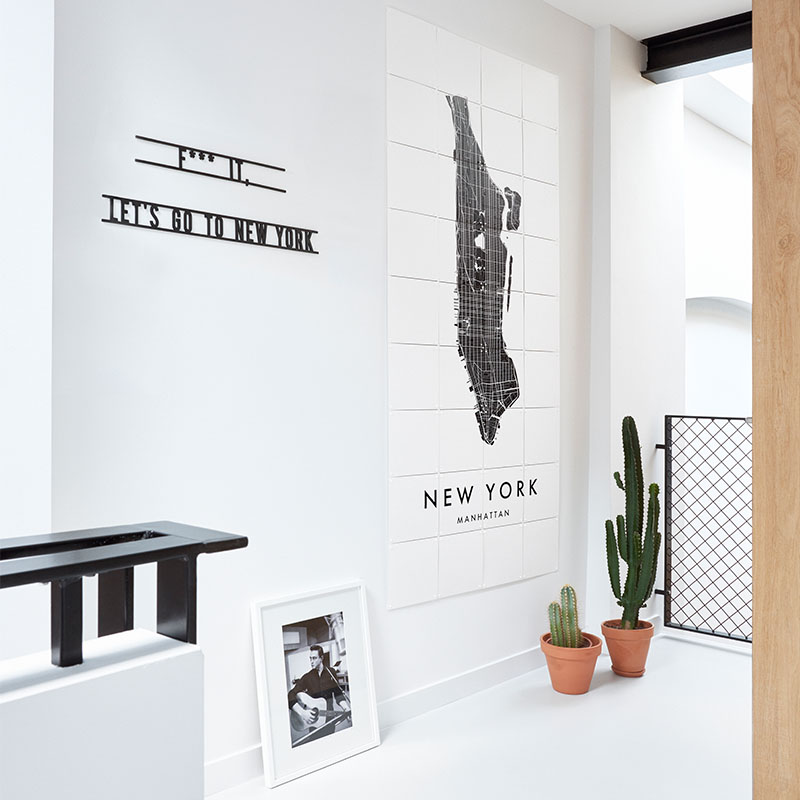 New York City Map stadskaart poster