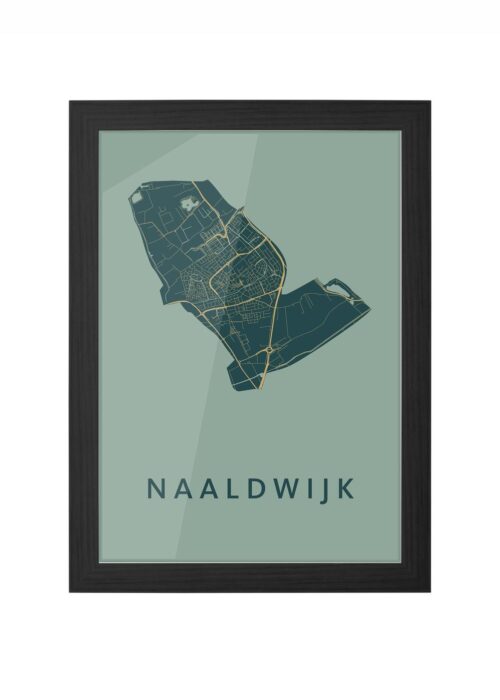Naaldwijk Amazon Ingelijst in Zwart lijst Kopen | Kunst in Kaart