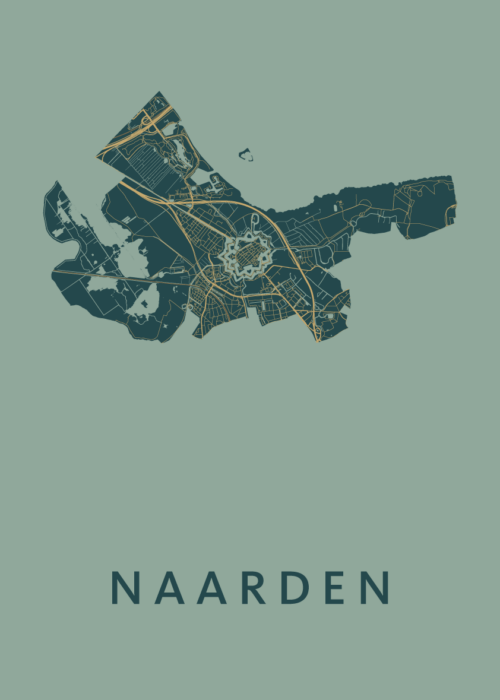 Naarden Amazon Stadskaart Poster Kopen